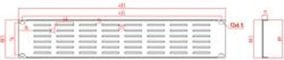 Renkforce RF-3429460 Patchkastafdekking 19" 2HE - Donkergrijs