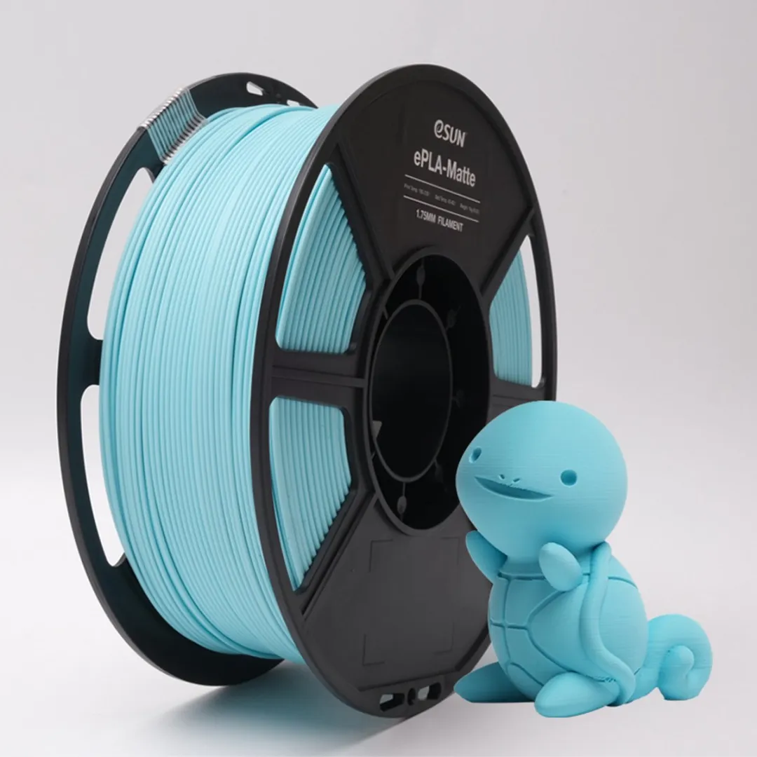ESUN ePLA-Matte Light Blue 1.75mm 3D Printerfilament 1kg