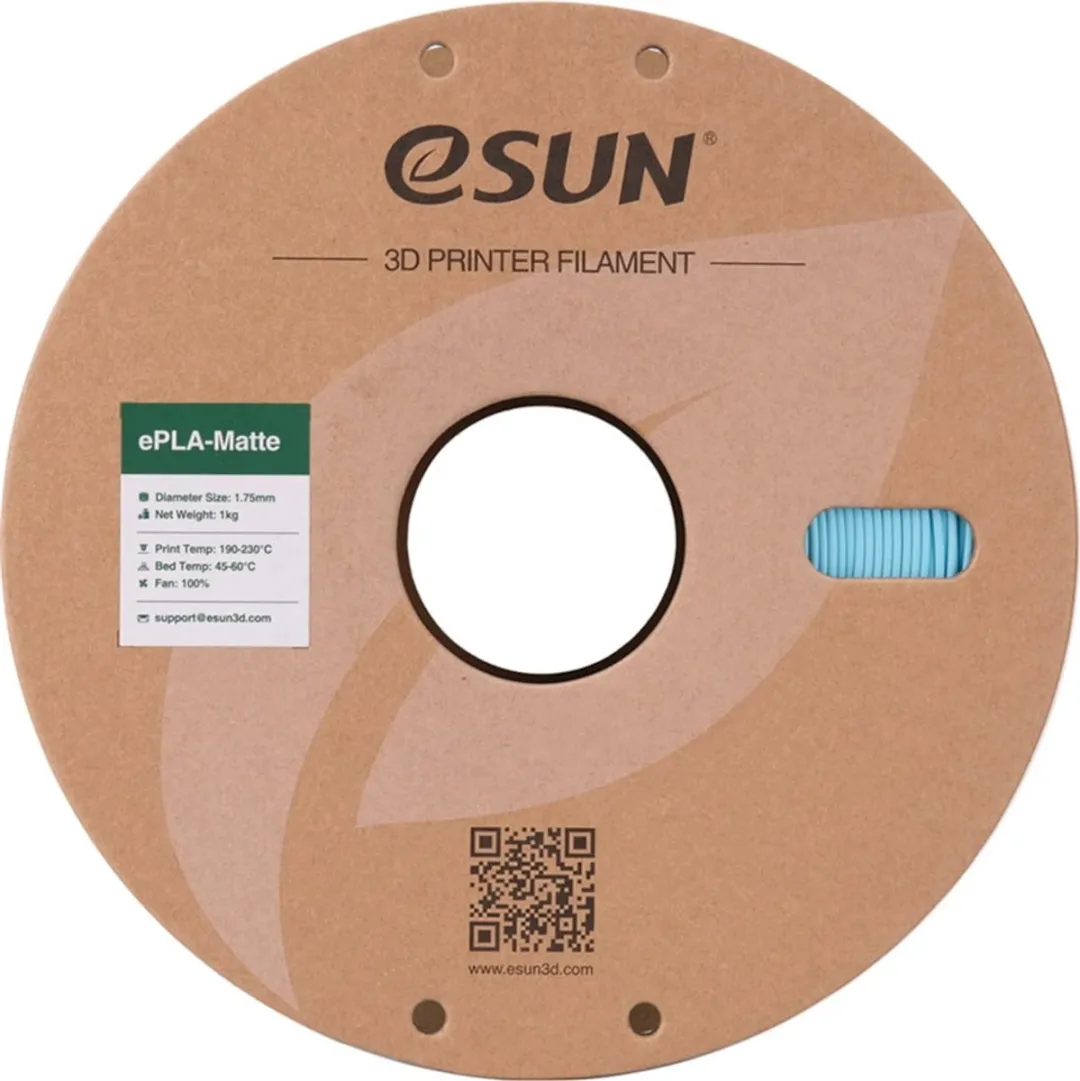 ESUN ePLA-Matte Light Blue 1.75mm 3D Printerfilament 1kg