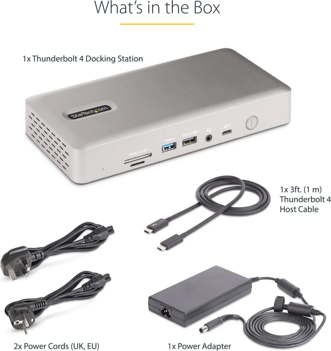 Startech 132UE-TB4USB4DOCK Thunderbolt 4 Dock