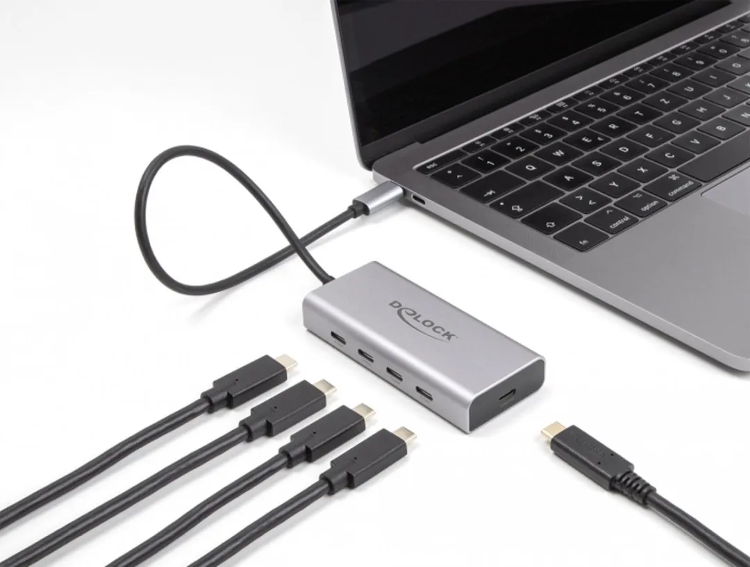 Delock 64235 USB-C Hub 5 Poorten