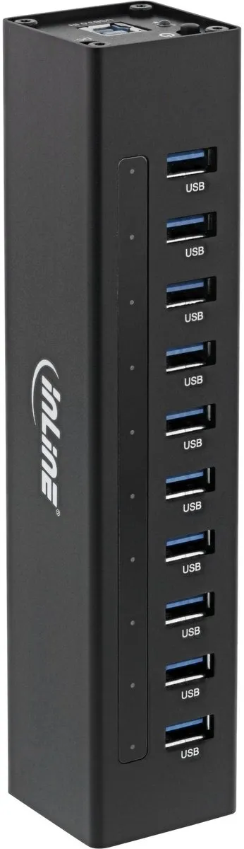 InLine USB Hub 10 Poorten 3.0