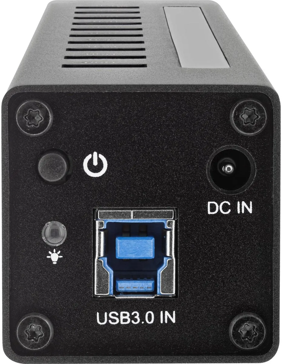 InLine USB Hub 10 Poorten 3.0 - 12V Voeding - 35395C Zwart