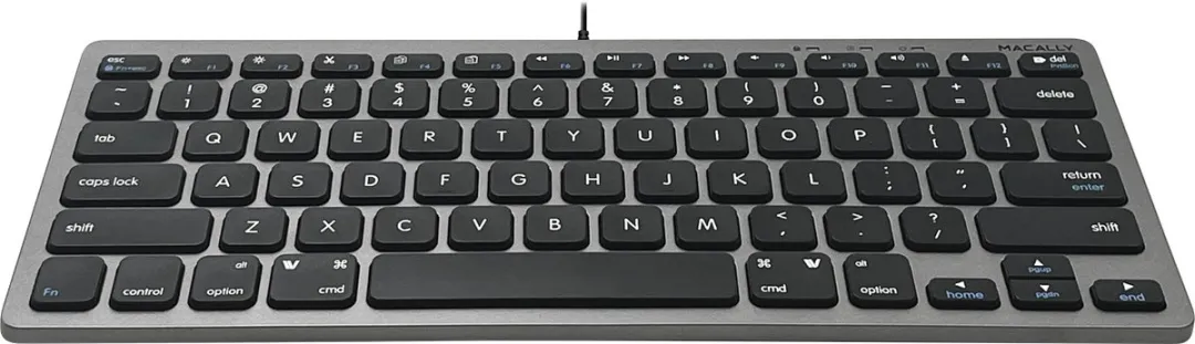 Macally UCSLIMKEYCSG USB-C Toetsenbord - Zwart