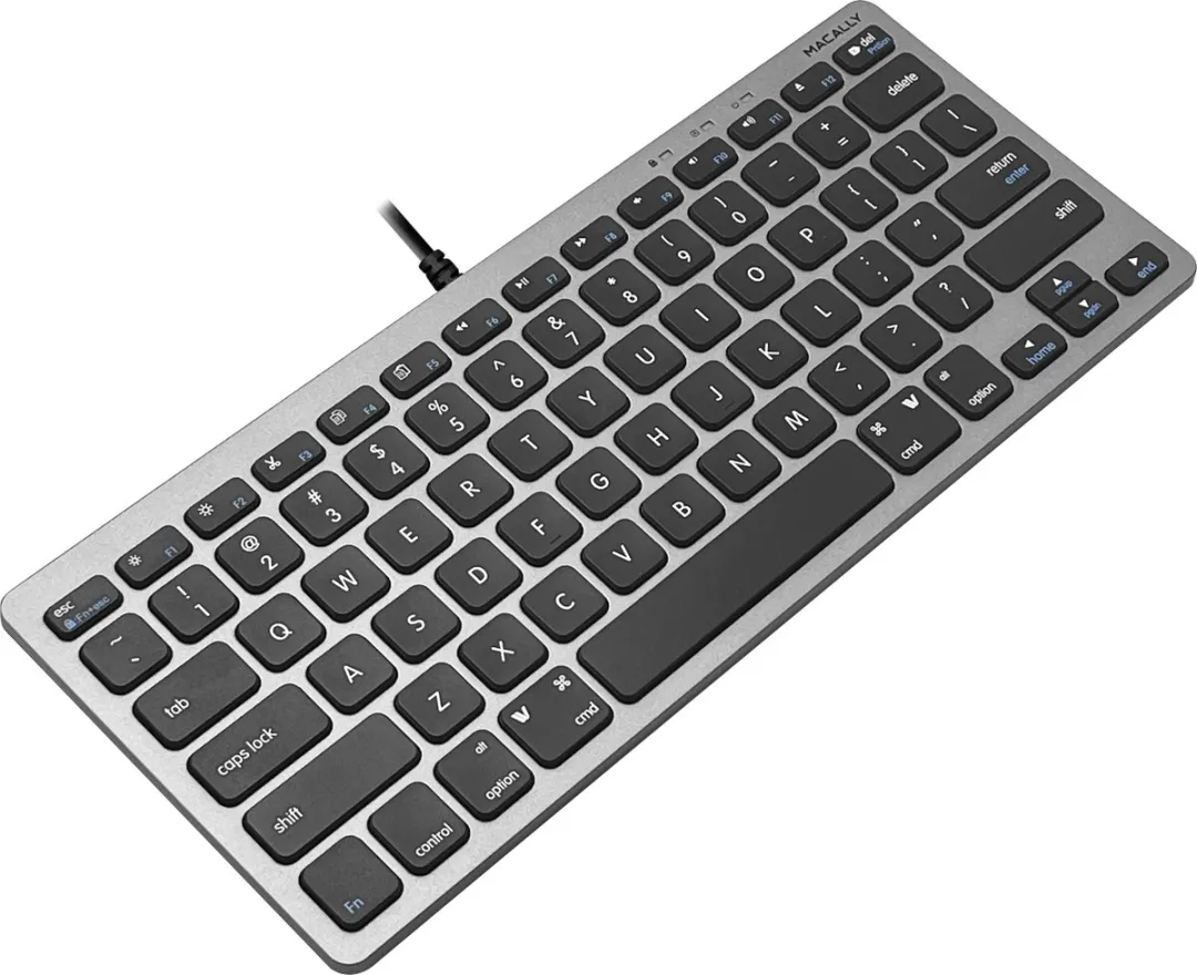 Macally UCSLIMKEYCSG USB-C Toetsenbord - Zwart
