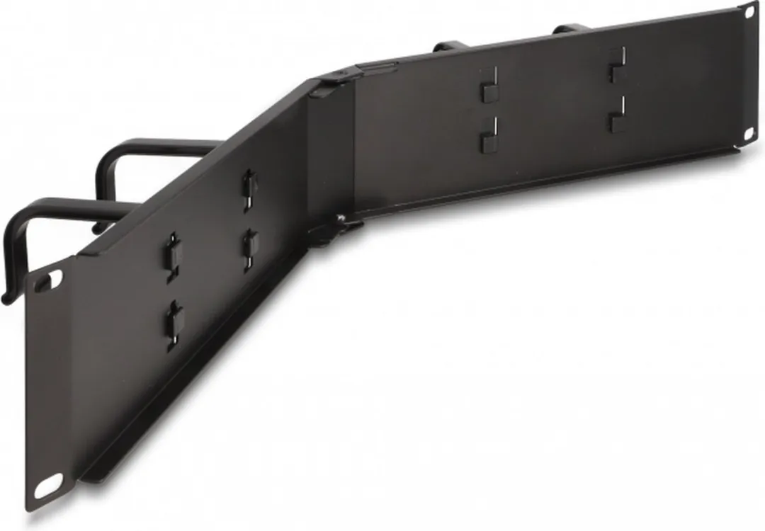Delock 66978 Kabelmanagementpaneel 2U - 4 Haken - Zwart - afbeelding 3 van 3