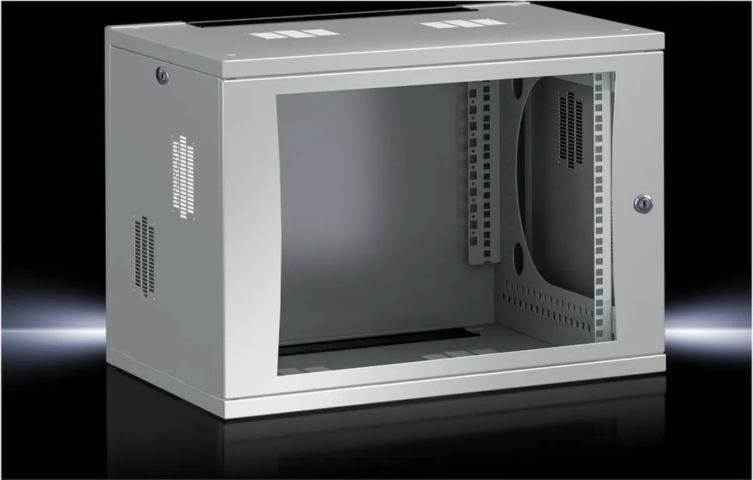 Rittal 7507.110 Patchkast 9HE - 600x492x600mm - Grijs-wit