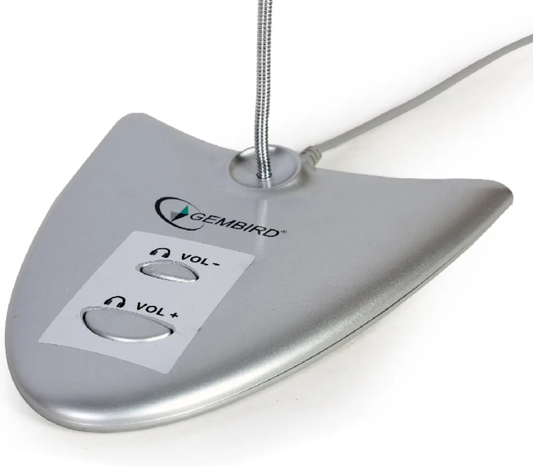 Gembird MIC-DU-01 USB Microfoon - Zilver