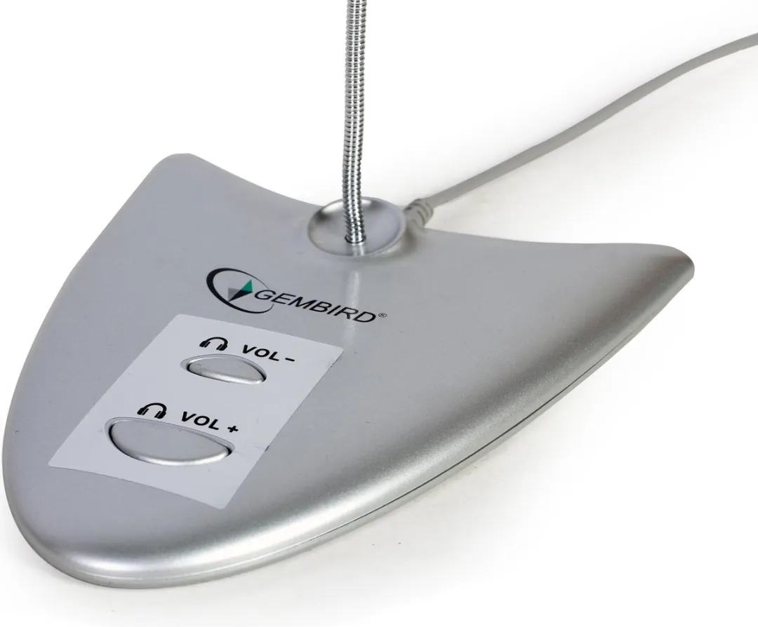 Gembird MIC-DU-01 USB Microfoon - Zilver