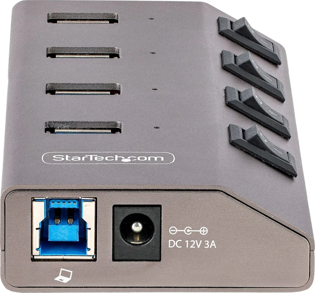 Startech 5G4AIBS-USB-HUB-EU USB Hub - Grijs