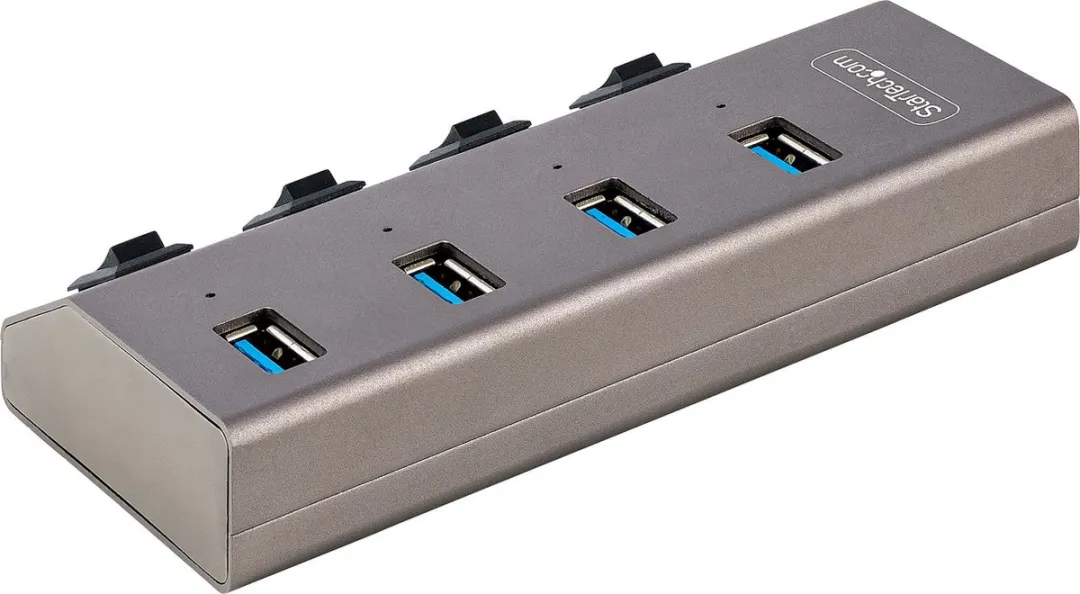 Startech 5G4AIBS-USB-HUB-EU USB Hub - Grijs