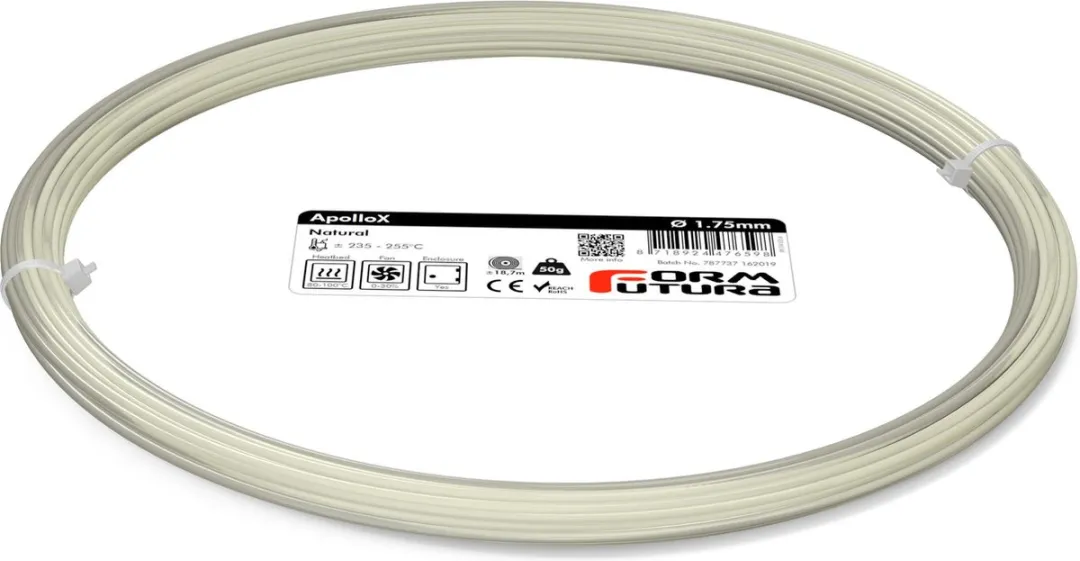 FormFutura APOX-175WHTE-08000 Filament - 1.75mm Wit