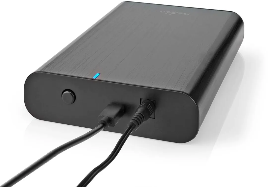 Nedis Hardeschijfbehuizing - 3.5 " - USB 3.1 Gen1 - USB Type-A / USB Type-C - Notebook / PC - Aluminium