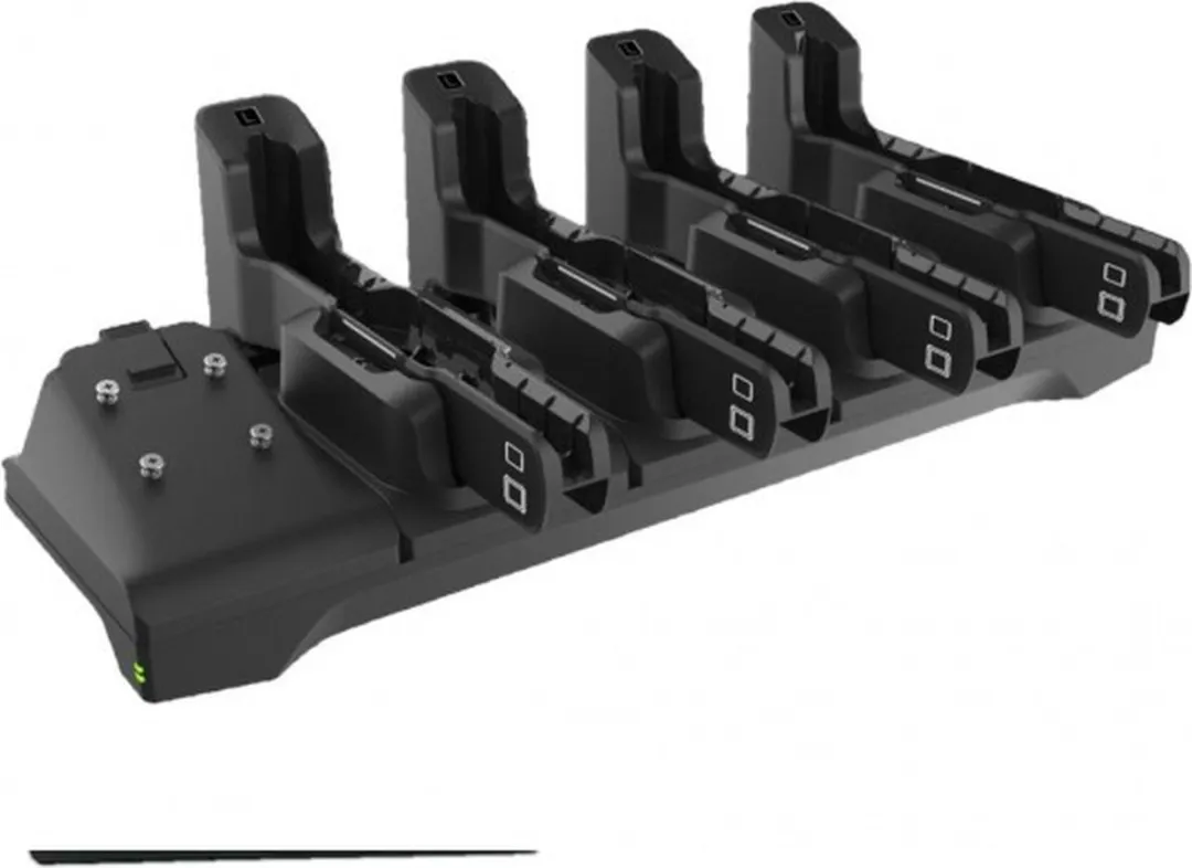 Zebra ET4X CRD-ET4X-4S8I1-01 Oplader - 4-Slot Zwart