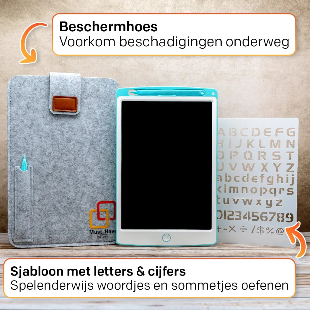 Must-Have for Kids LCD Tekentablet Blauw 10 inch - afbeelding 6 van 6