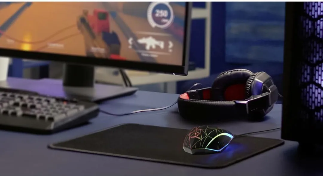 Renkforce RF-GM-120 Gaming-muis - 6 Knoppen - USB - Rechtshandig