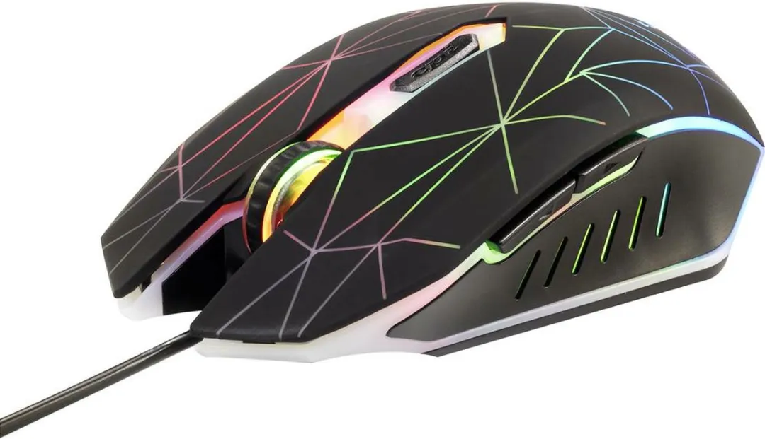 Renkforce RF-GM-120 Gaming-muis - 6 Knoppen - USB - Rechtshandig