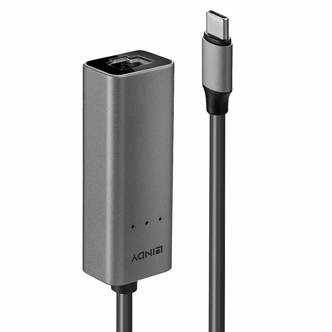 Lindy 2.5G USB-C Netwerkadapter - RJ45 - Kleurloos
