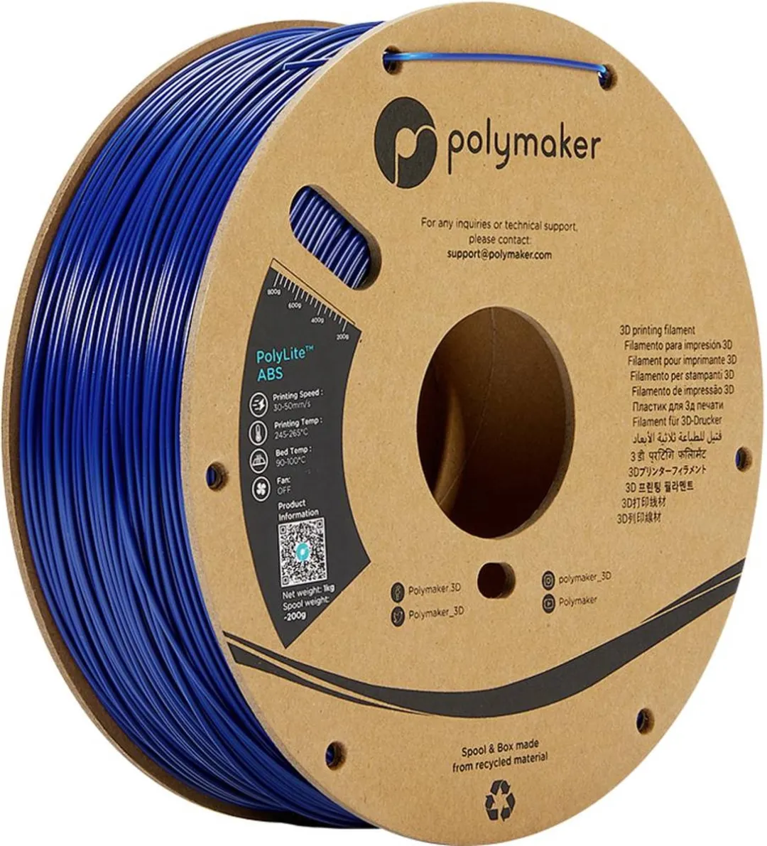 Polymaker PolyLite ABS Filament 2.85mm