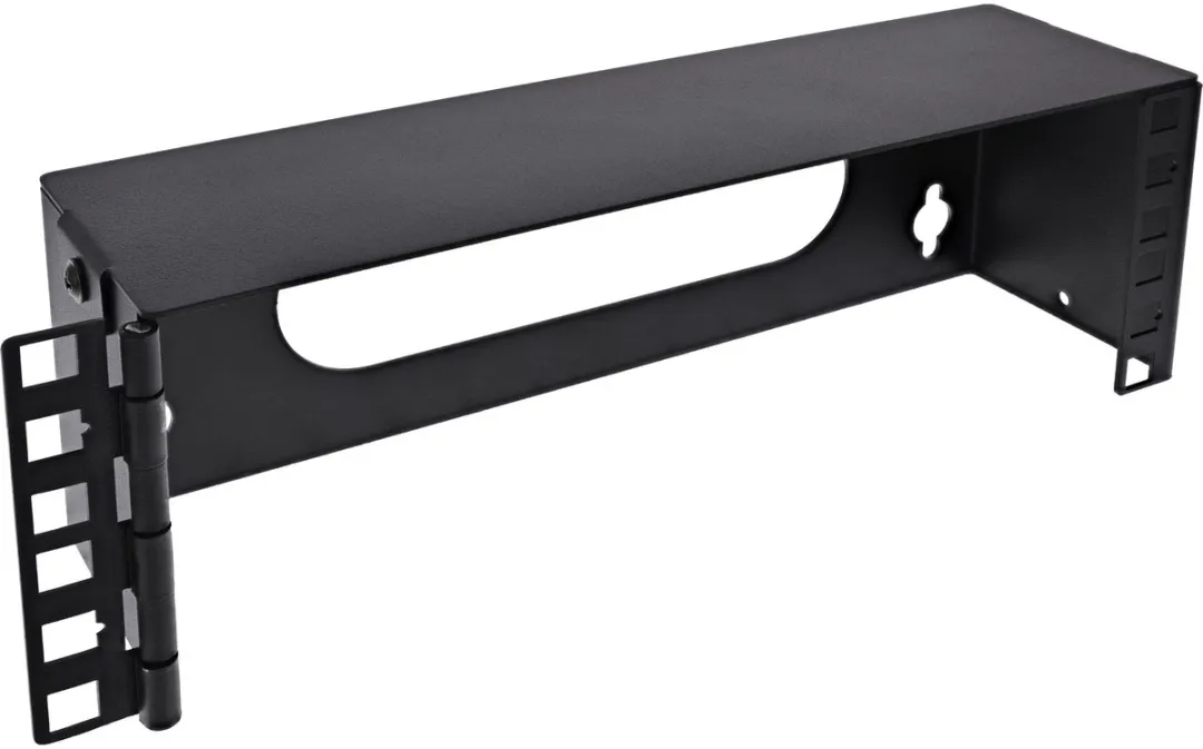 InLine 10 inch MiniRek Wandmontage 2U - 7,6cm Diep - Zwart