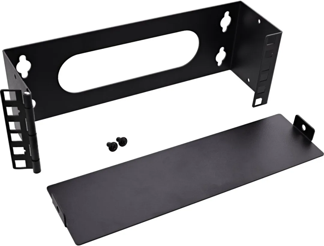 InLine 10 inch MiniRek Wandmontage 2U - 7,6cm Diep - Zwart