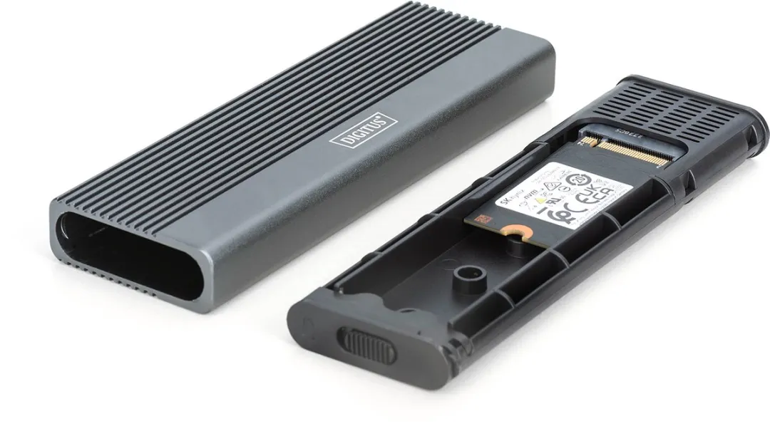 Digitus DA-71156 M.2 SSD-behuizing USB-C 3.2 Gen 1 - Grijs