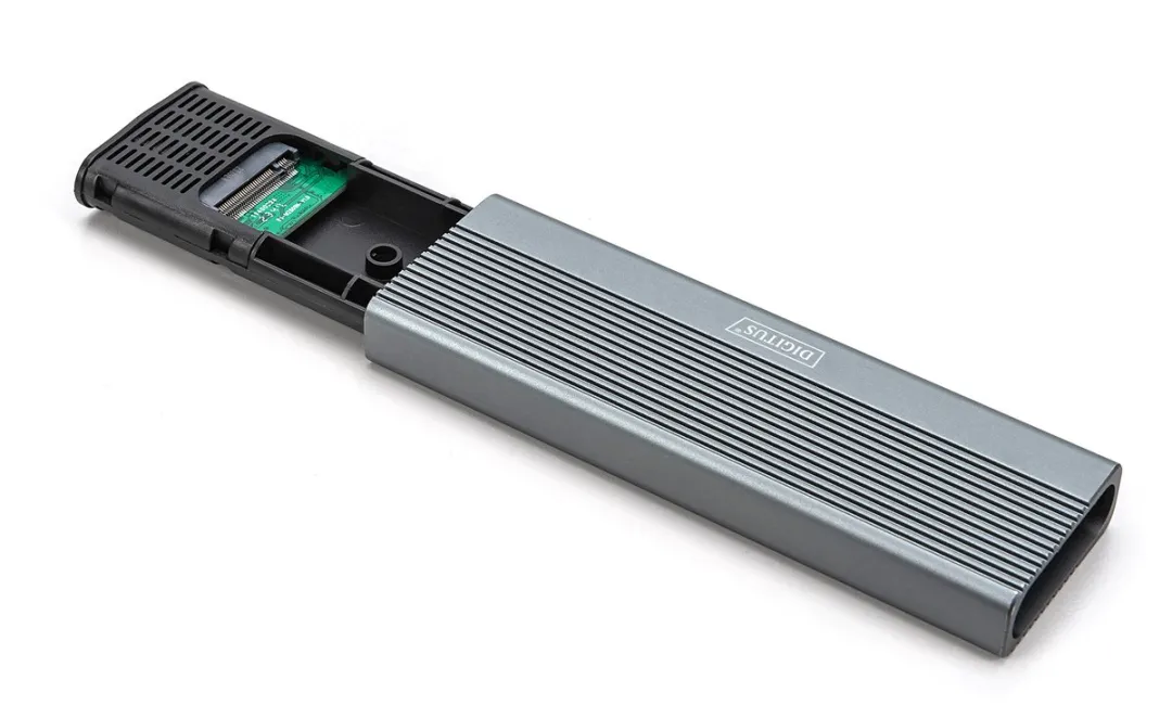 Digitus DA-71156 M.2 SSD-behuizing USB-C 3.2 Gen 1 - Grijs