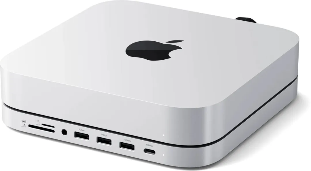 Satechi ST-GMMSHS Mac Mini/Mac Studio Stand Hub - Grijs - afbeelding 6 van 6