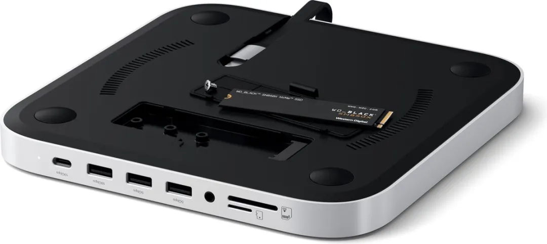 Satechi ST-GMMSHS Mac Mini/Mac Studio Stand Hub - Grijs