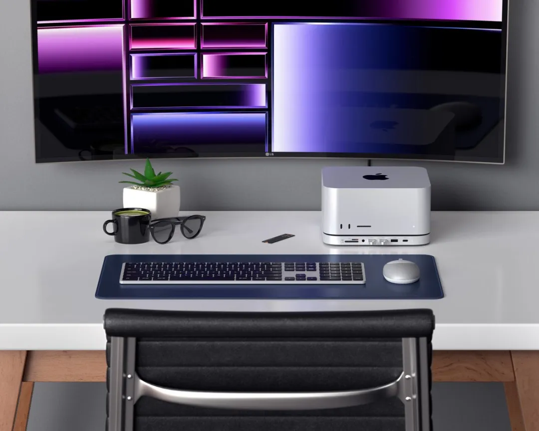 Satechi ST-GMMSHS Mac Mini/Mac Studio Stand Hub - Grijs