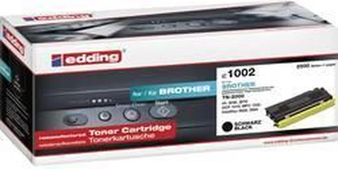 edding TN-2000 Compatibel Toner Zwart 2500 Pagina's