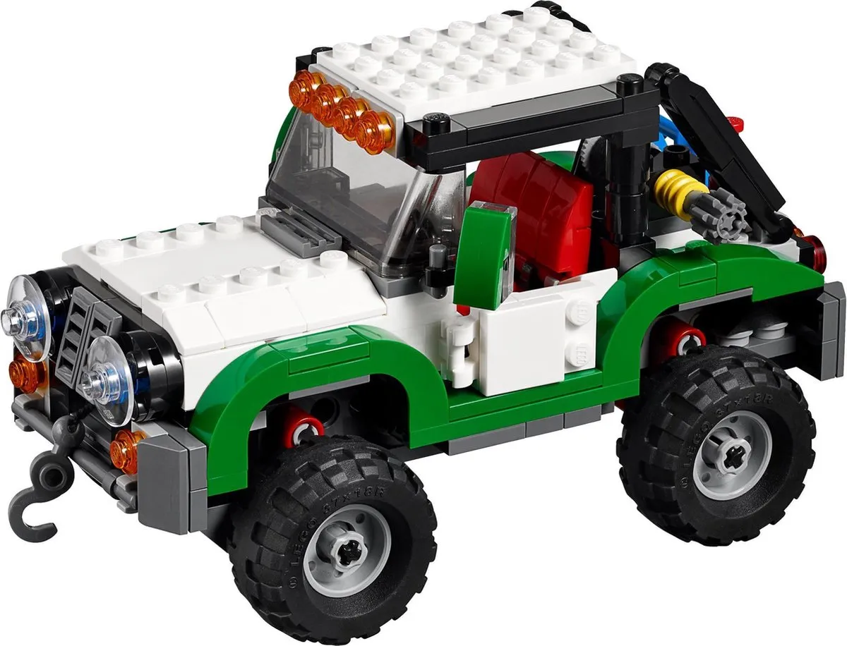 LEGO Creator Avontuurlijke Voertuigen 31037 - 282 Stukken - Wit/ Groen
