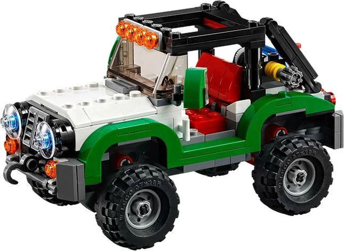 LEGO Creator Avontuurlijke Voertuigen 31037 - 282 Stukken - Wit/ Groen