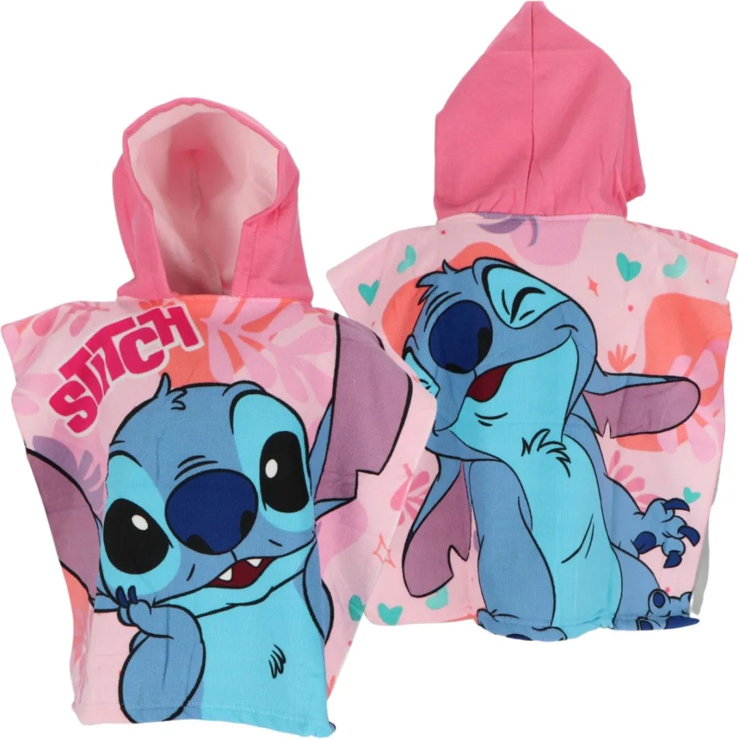 Disney Lilo & Stitch Poncho - One Size - Multi Colour