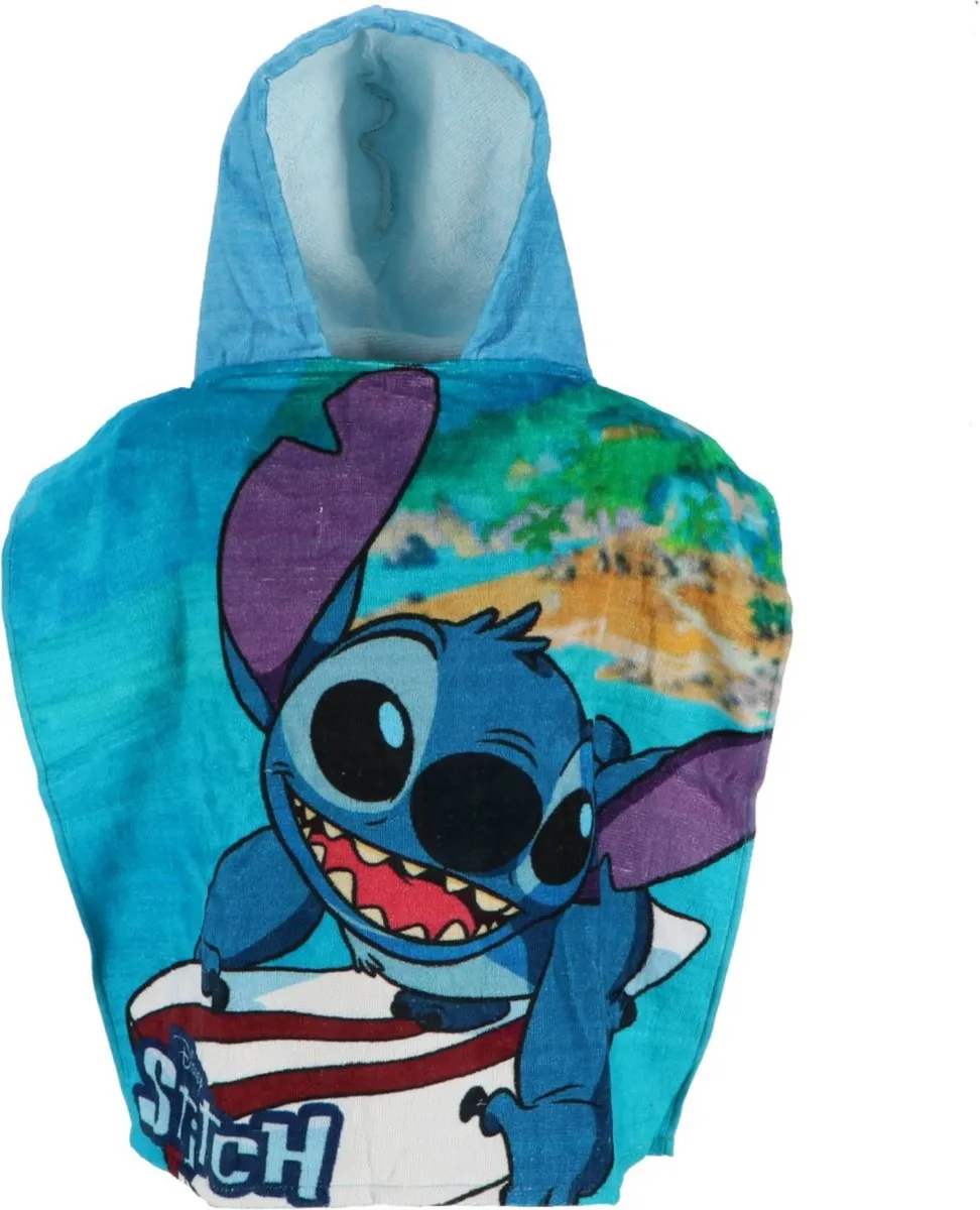Disney Lilo & Stitch Poncho - One Size - Multi Colour