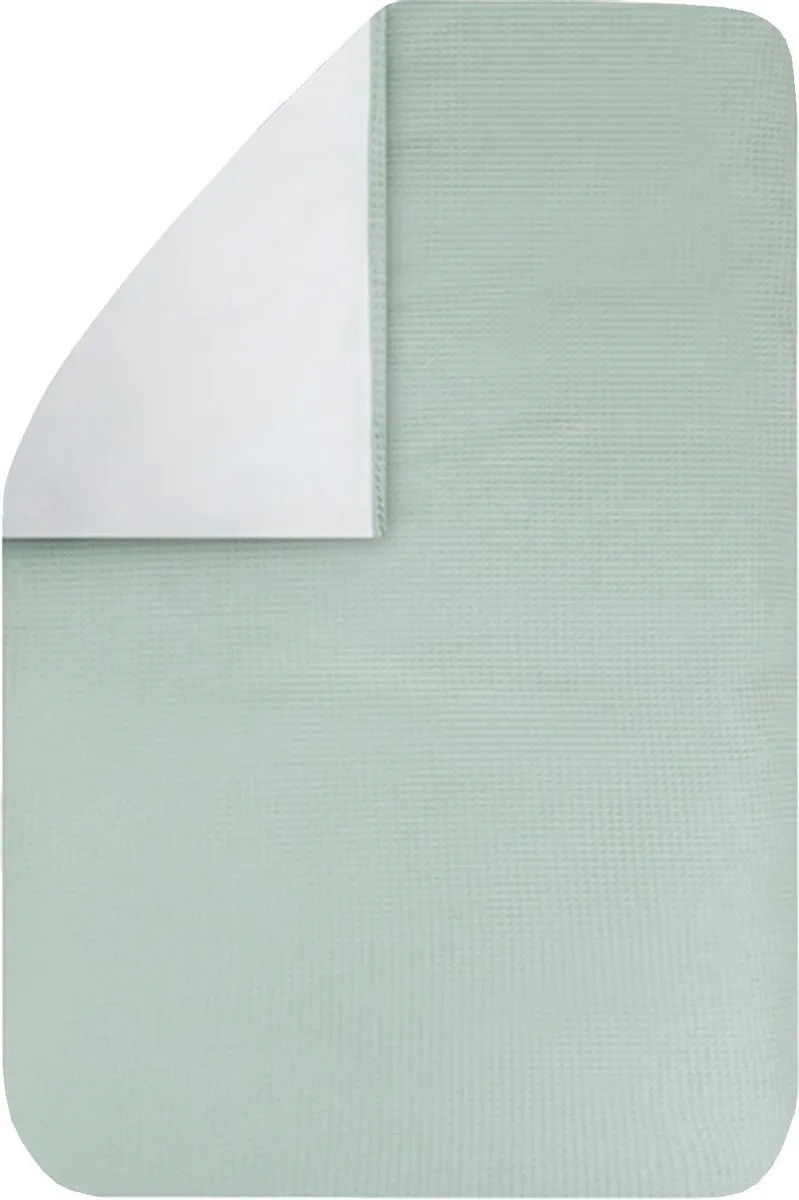 BINK Bedding Dekbedovertrek Wafel Olijf 80x60cm