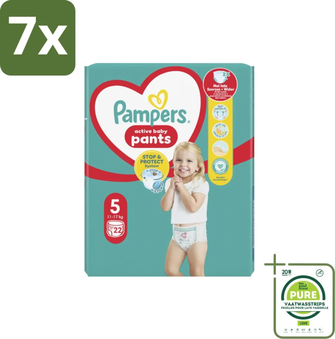Pampers Baby Dry Pants Maat 5 - 154 Stuks (7x22)