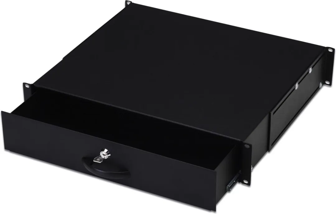 Digitus DN-19 KEY-2U-SW Rack-accessoire - Zwart