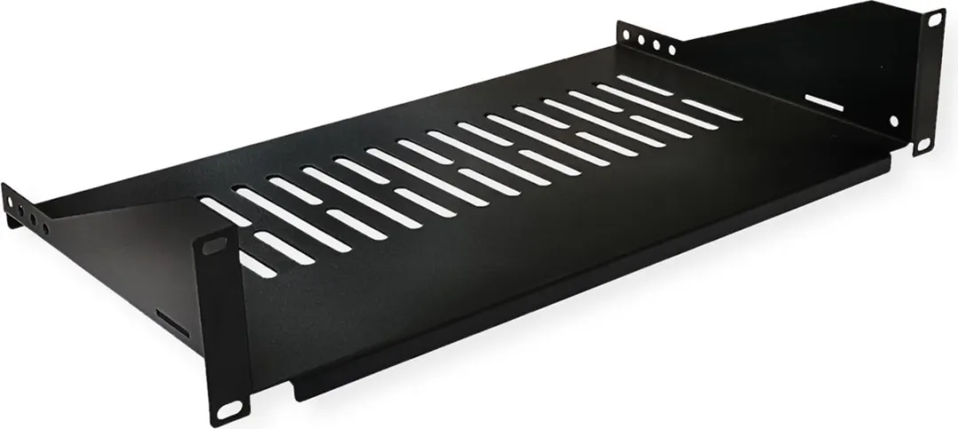 Value 19" Legplank 485x250mm 2HE - 15kg Zwart - afbeelding 3 van 5
