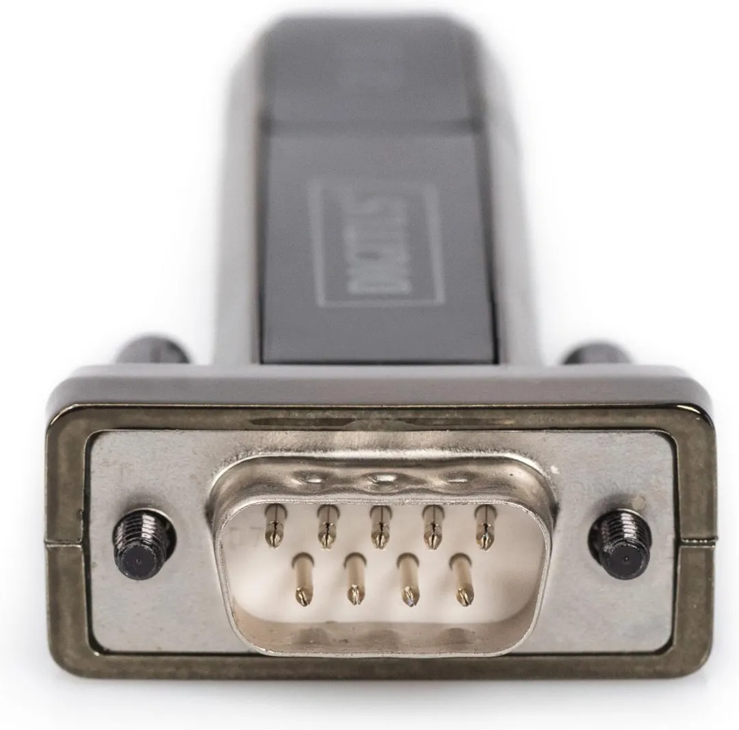 Digitus DA-70167 USB-Serieel Adapter - Vergulde stekker - 0,8m - Zwart