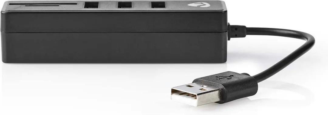 Nedis UHUBCU2340BK USB-Hub 3 Poorten - Zwart - afbeelding 6 van 6