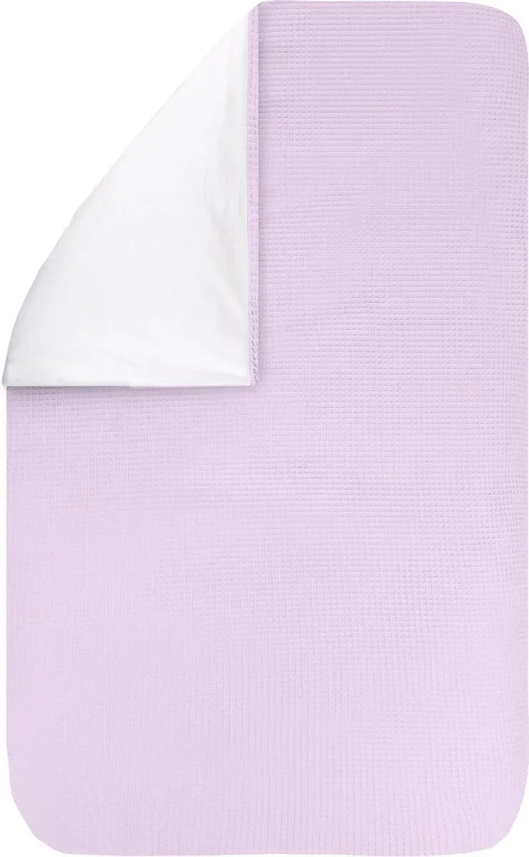 BINK Bedding Dekbedovertrek Wafel Roze 100x135cm