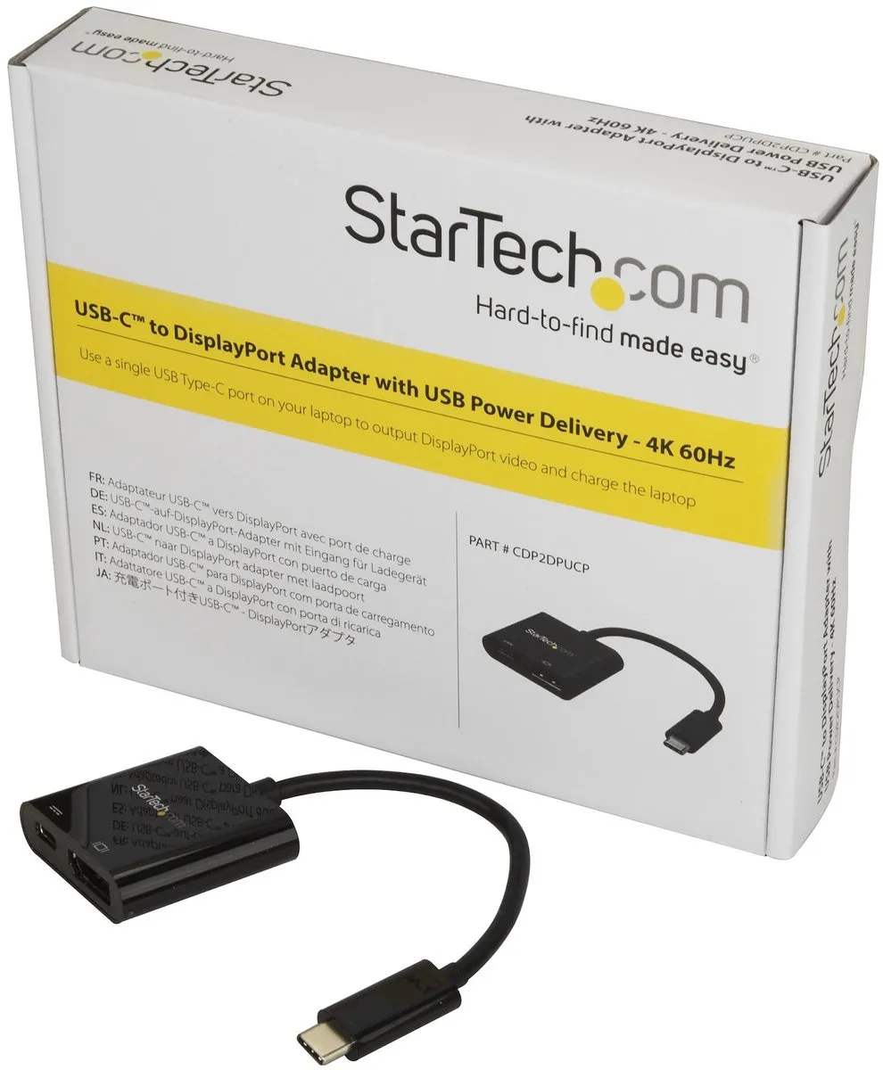 Startech CDP2DPUCP USB-C naar DisplayPort Adapter - 4K - Zwart - afbeelding 6 van 6