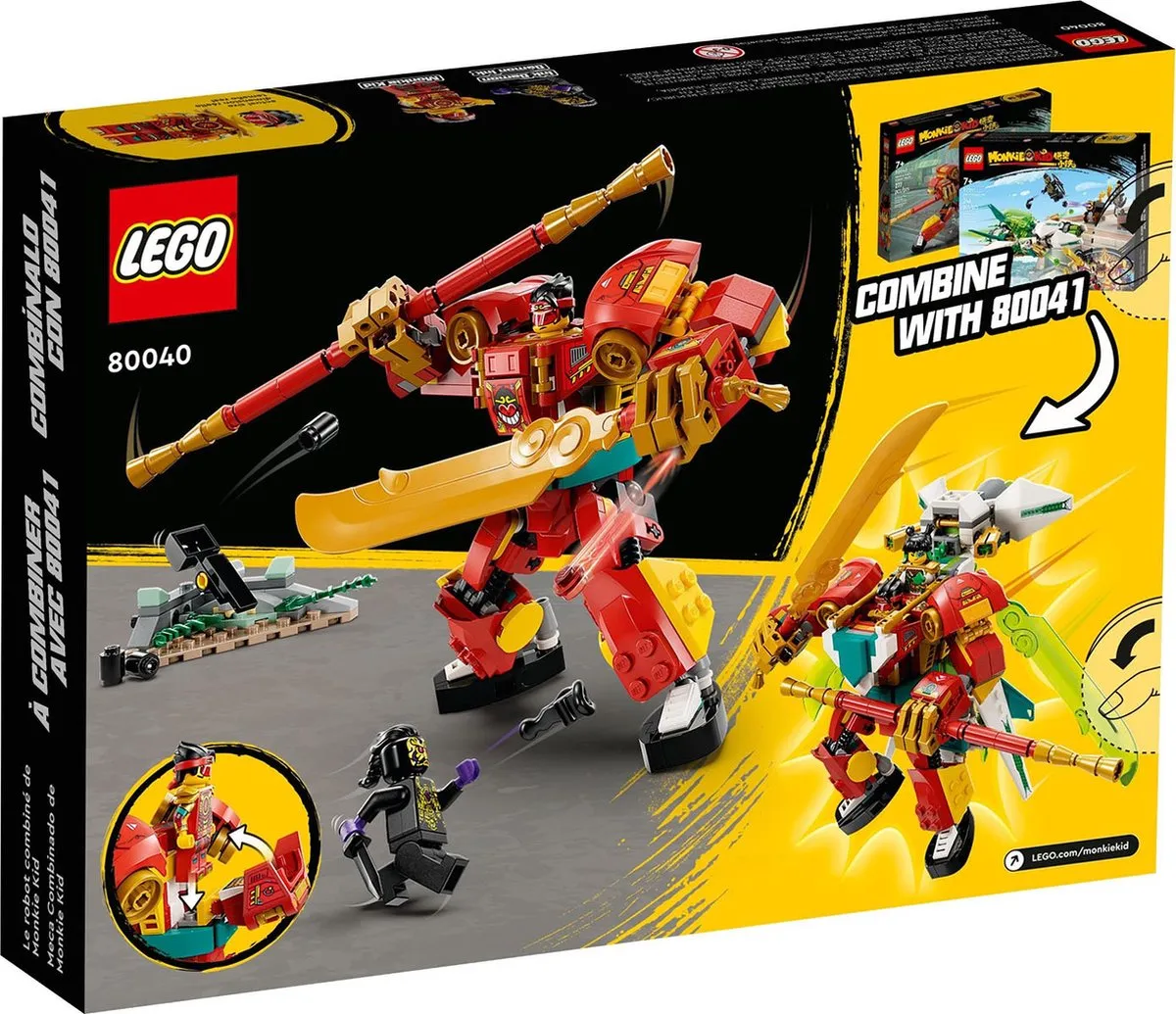 LEGO Monkie Kid Combi Mech 80040 - 277 Stukken