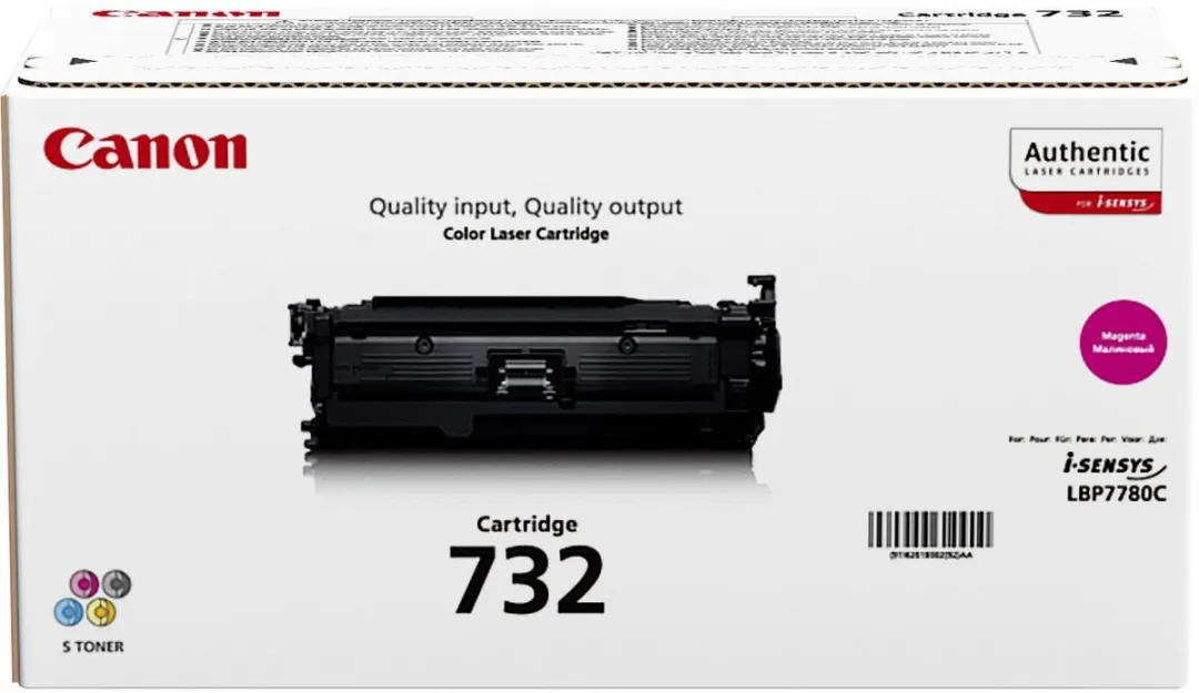 Canon 732M Tonercartridge Magenta - 6400 Pagina's