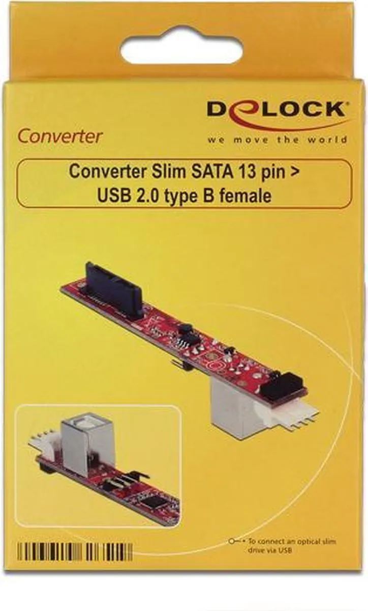 Delock 62651 USB 2.0 naar SATA Adapter - Intern