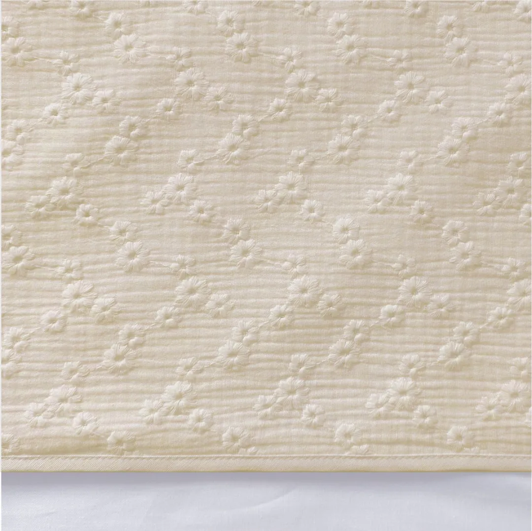BINK Bedding Wieglaken Esmee Ecru 75x100cm