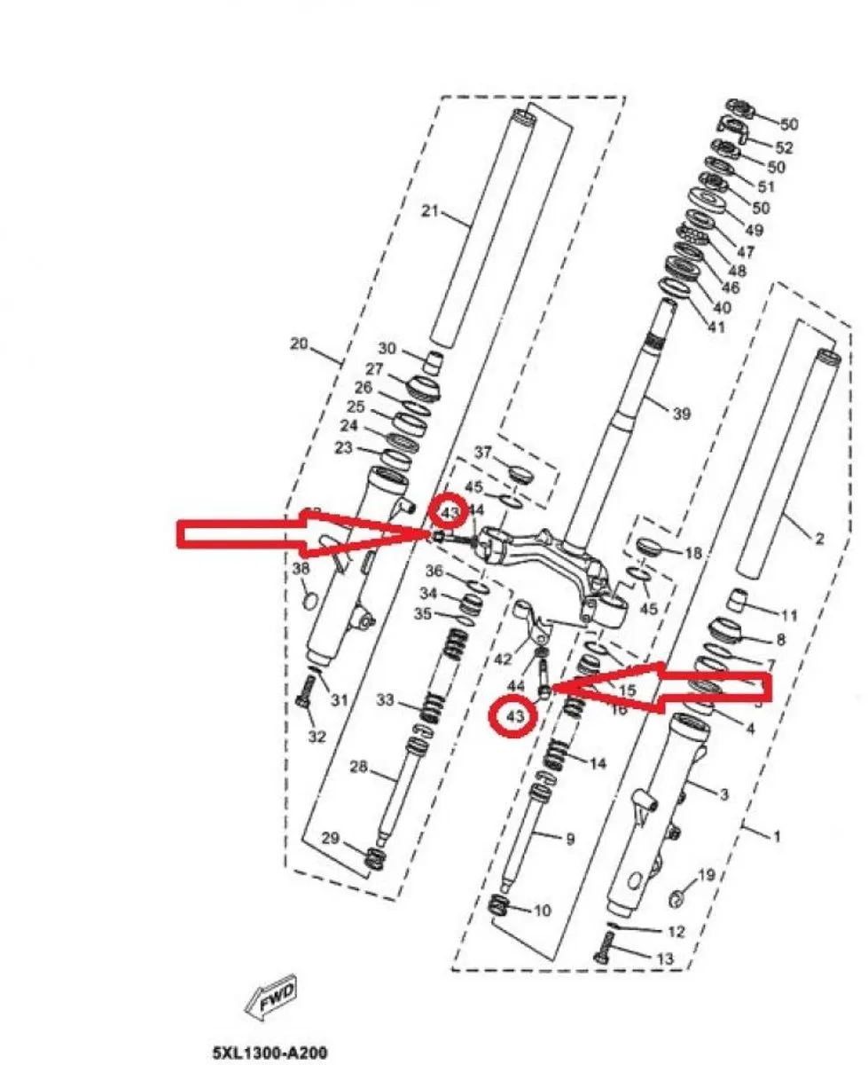 Yamaha Boulon M8 125x40mm