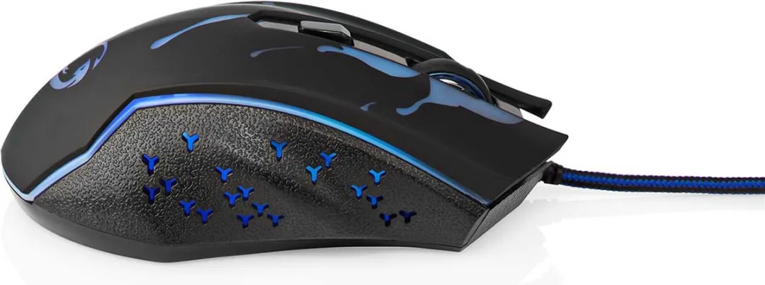 Nedis GMWD210BK Gaming Muis - Bedraad - Zwart