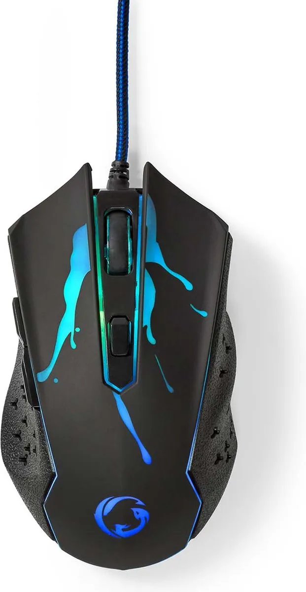 Nedis GMWD210BK Gaming Muis - Bedraad - Zwart